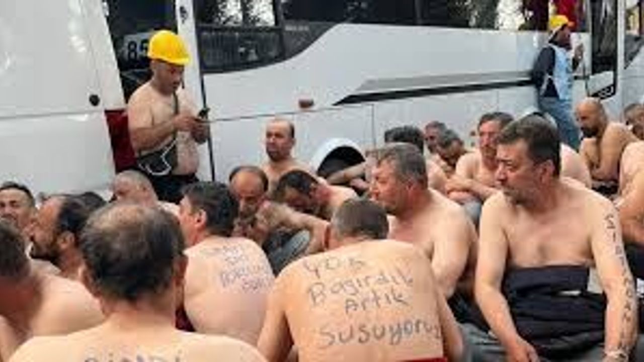 madencilerin eylemi