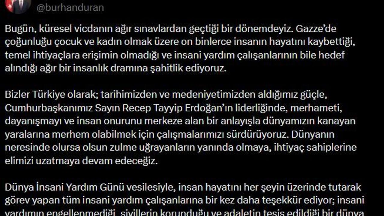 insani yardım