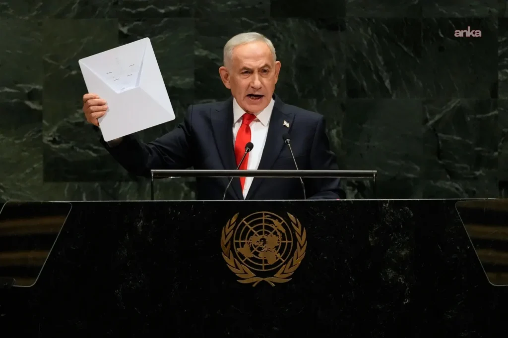 Netanyahu, BM’de kendisini protesto eden temsilcileri hedef aldı